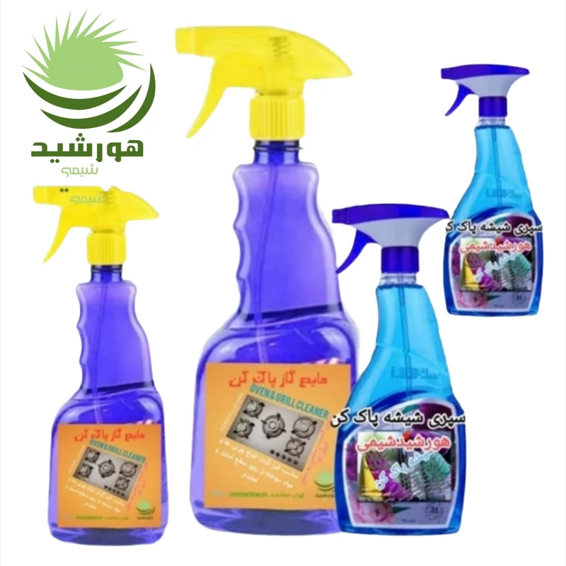 مایع گاز پاکن و شیشه پاک کن هورشیدشیمی 4 عدد
