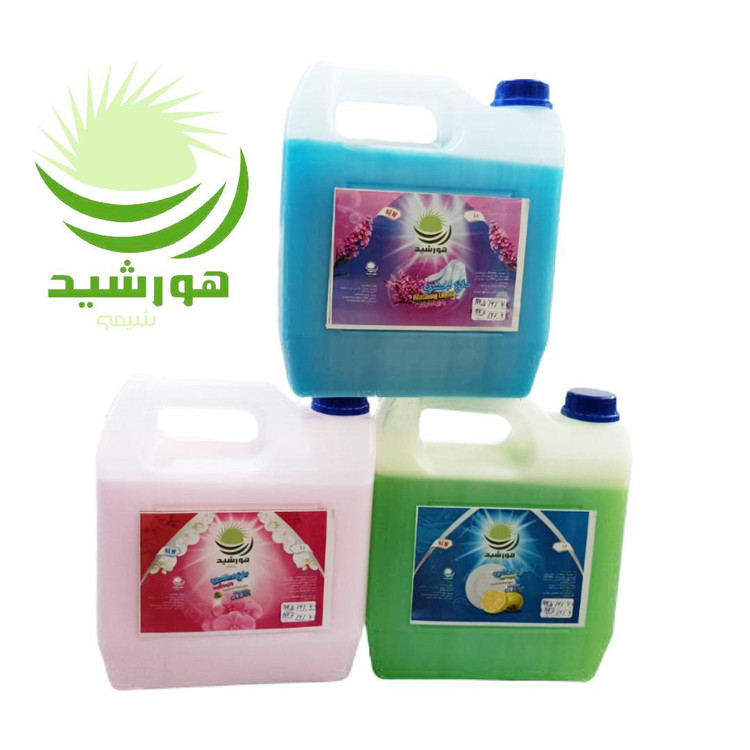 مایع ظرفشویی، لباسشویی، دستشویی هورشیدشیمی، حجم 4 لیتر(3عدد)