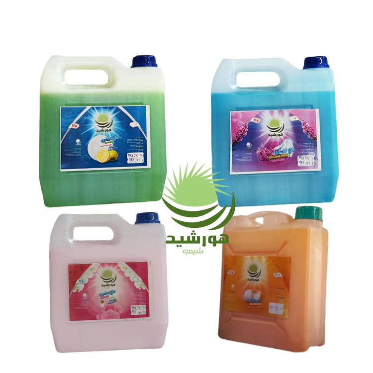 مایع لباسشویی،ظرفشویی،دستشویی و شامپو تخم مرغی هورشیدشیمی (4عدد)