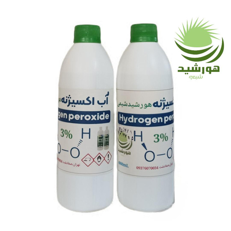 آب اکسیژنه(هیدروژن پراکساید) 3 درصد هورشیدشیمی(2عدد)